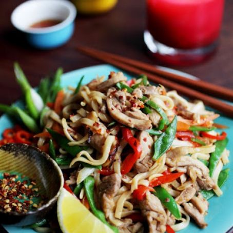 Drunken Chicken Noodles