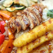 Grilled Hawaiian Chicken Teriyaki Bowls