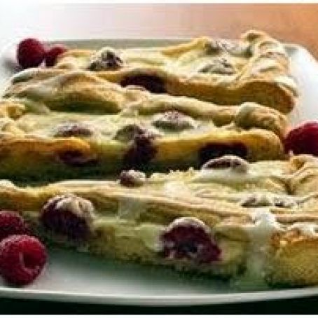 Cream Cheese-Raspberry Coffee Cake from Scratch