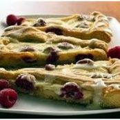 Cream Cheese-Raspberry Coffee Cake from Scratch