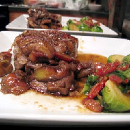 Sous vide Apple Cider Pork Chops