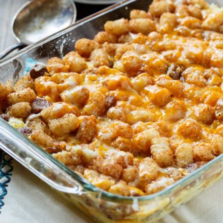 Tater Tot Egg Casserole