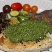 Chick:  Italian: Paleo Easy Skillet Rosemary Chicken & Pesto