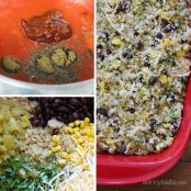 Quinoa Fiesta Enchilada Bake (Skinny)