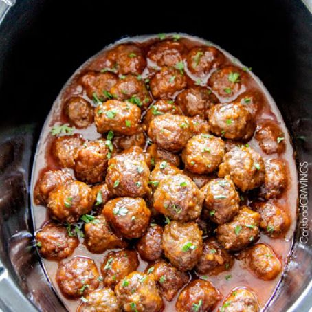 Slow Cooker Honey Buffalo Meatballs