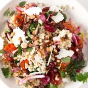 Israeli Couscous and Tomato Salad