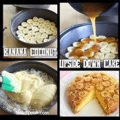 Banana Coconut Upside Down Cake
