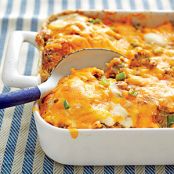 Sausage, Biscuit, and Gravy Bake