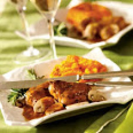 Pork Medallions with Mushrooms and Rosemary