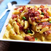 Shells & Cheese (with Bacon & Peas)