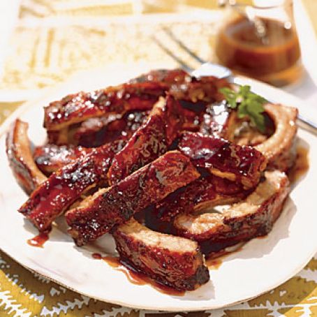 Brown Sugar and Bourbon Ribs