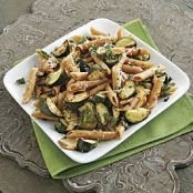 Penne with Zucchini, Fresh Herbs, and Lemon Zest