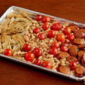 Italian Sausage Sheet-Pan Supper