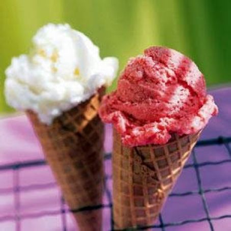 Strawberry-Buttermilk Gelato
