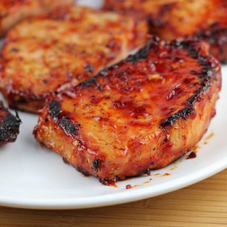 Pork Chops with Honey Garlic Sauce