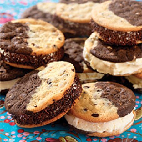 Split Decision Chocolate Chipper Ice Cream Sandwiches