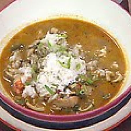 Seafood Gumbo with Coconut Milk