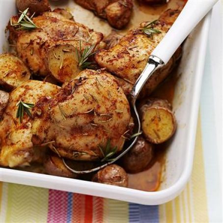 Rosemary-Baked Chicken with Potatoes