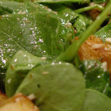 Greek Potato and Spinach Salad