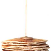 Snickerdoodle Pancake with Warm Vanilla Sauce