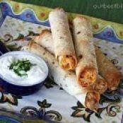 Baked Creamy Chicken Taquitos