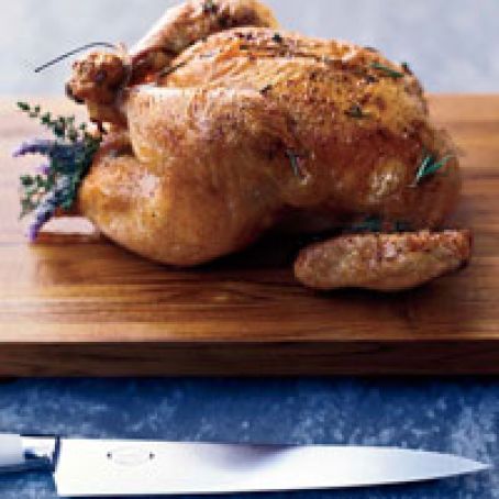 Roasted Chicken with Herb Jus