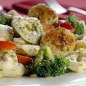 Pesto Tortellini with Scallops