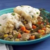 Savory Chicken Stew and Dumplings (Cooking for 2)