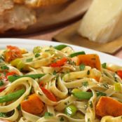 Autumn Harvest Fettuccine With Tabasco Sauce