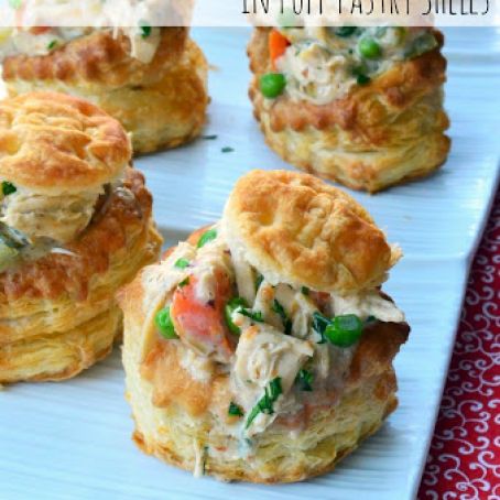 Puff Pastry  Mini Chicken Pot Pies