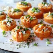 Impossibly Easy Mini Buffalo Chicken Pies
