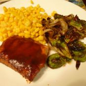 Brussels Sprouts with Onions