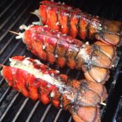 Grilled Lobster Tails with Herb Butter