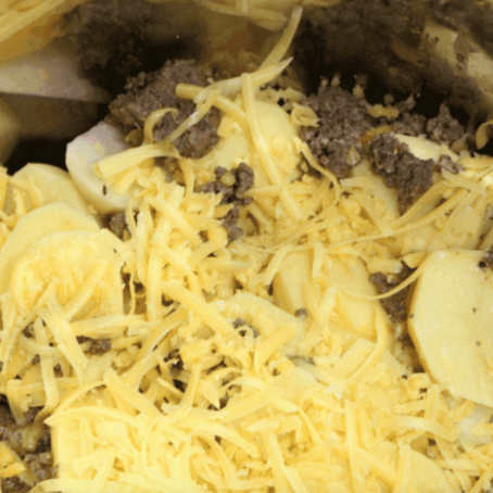 Beef and Potato Au Gratin/ Instant Pot