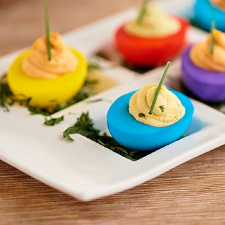 EASTER DEVILED EGGS