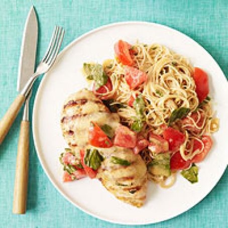 Caprese-Style Grilled Chicken Breasts