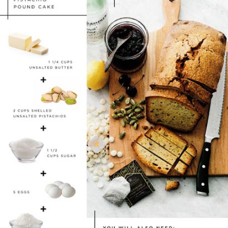 Daniel Boulud’s Pistachio Pound Cake