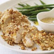 Mustard-Baked Chicken with a Pretzel Crust