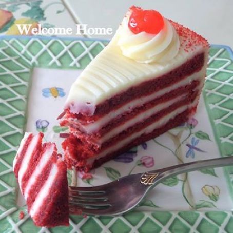 Four Layer Red Velvet Cheesecake