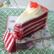 Four Layer Red Velvet Cheesecake