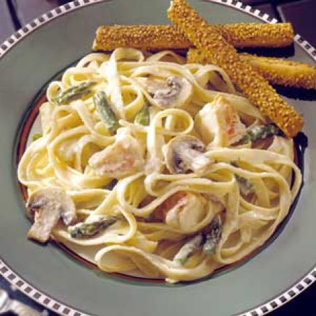 Lobster and Asparagus Alfredo - Recipe.com