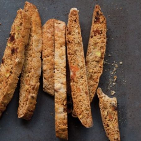 Apricot-Pistachio Biscotti