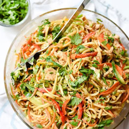 Peanut Noodles With Chicken