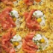 Hash Brown Bake with Eggs & Smoked Salmon