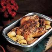 Greek Roast Chicken Oregano
