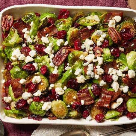  Brussels Sprouts with Cranberries & Bacon