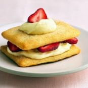 Crescent Napoleons with Strawberries