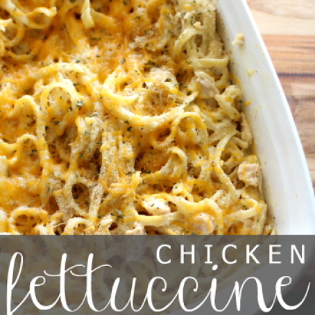 Chicken Fettuccine Casserole
