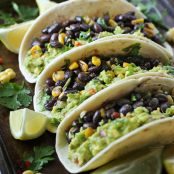 LOADED GUACAMOLE VEGETARIAN TACOS