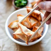 Spicy Baked Chicken Cream Cheese Wontons
